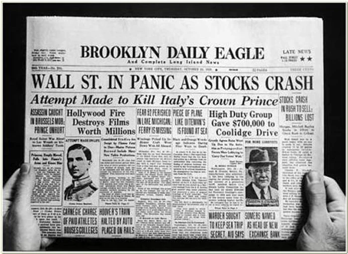 1929 — „Marțea Neagră”: Ziua în care lumea s-a prăbușit financiar
